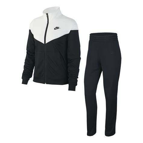 nike trainingsanzug schwarz weiß damen|jogginanzüge damen.